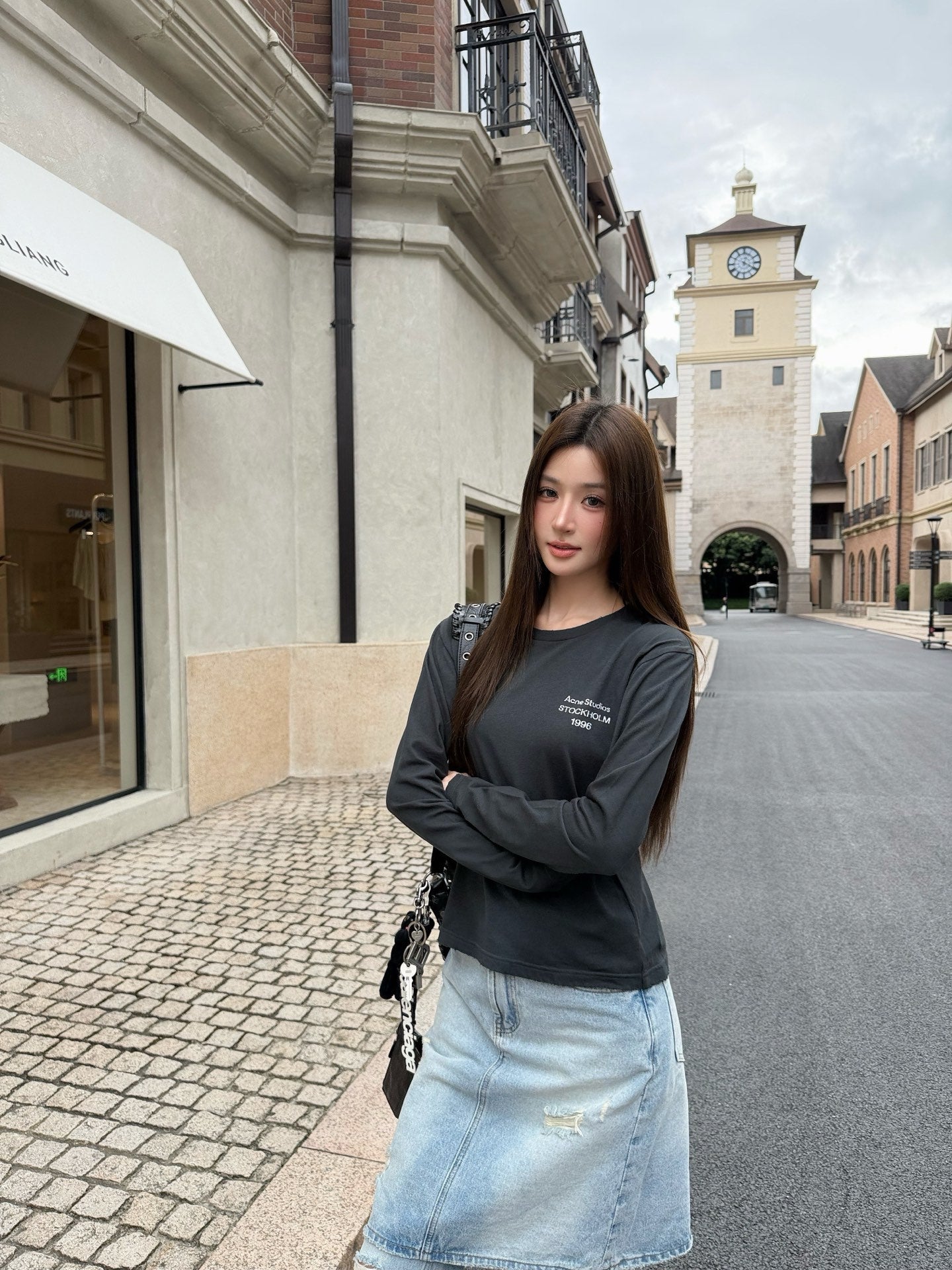 2026 Women's Acn Logo Printed Long-Sleeved (FF793)