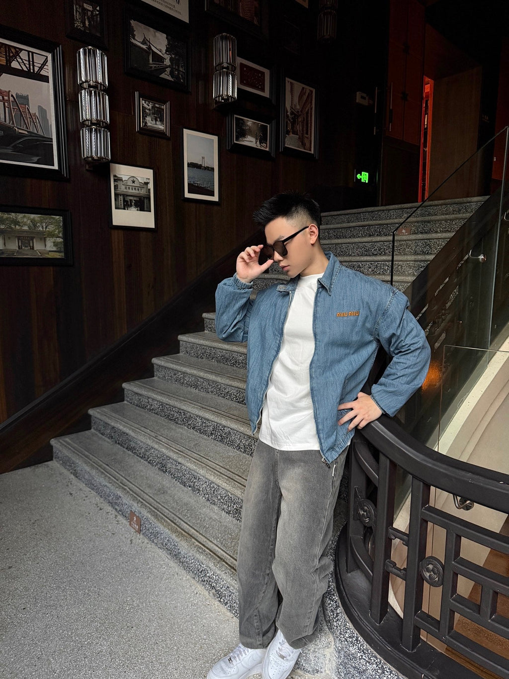 2026 New MM Embroidered Logo Denim Jacket (BB894-B65)
