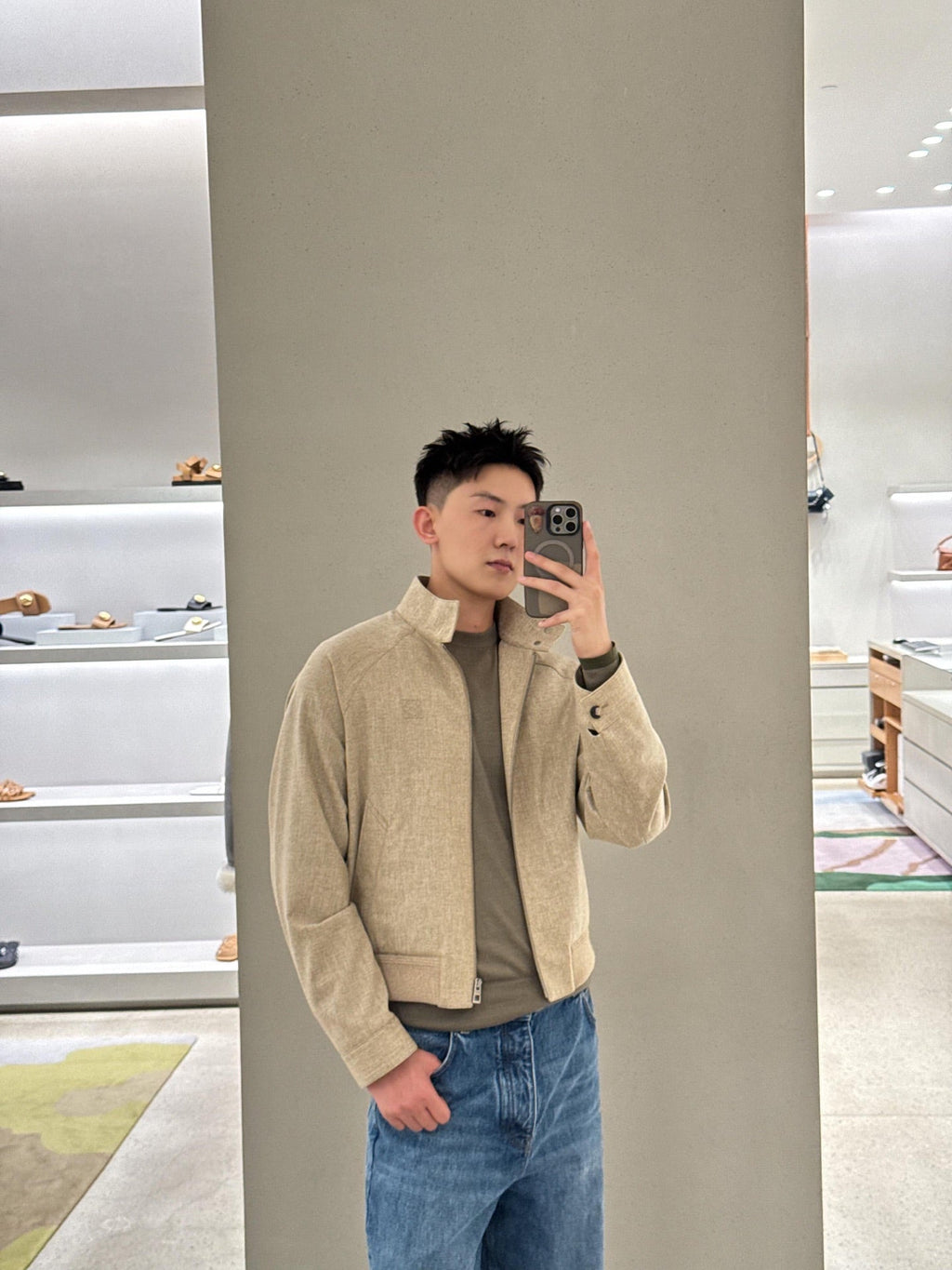 2026 New Style Way Embroidered Wool Zip Jacket (AA503-B90)