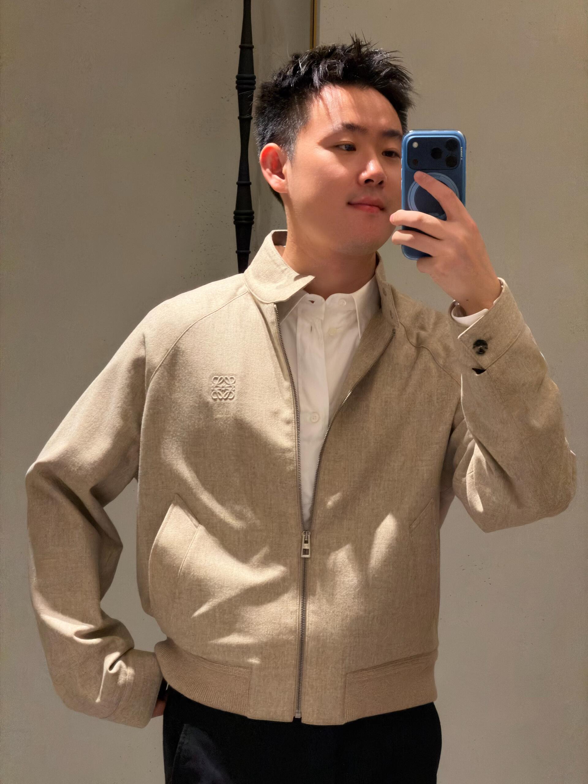 2026 New Style Way Embroidered Wool Zip Jacket (AA503-B90)