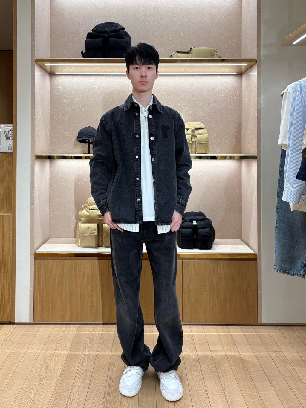 2026 New Model Heart A Knitted Love Denim Jacket (BB864-B70)