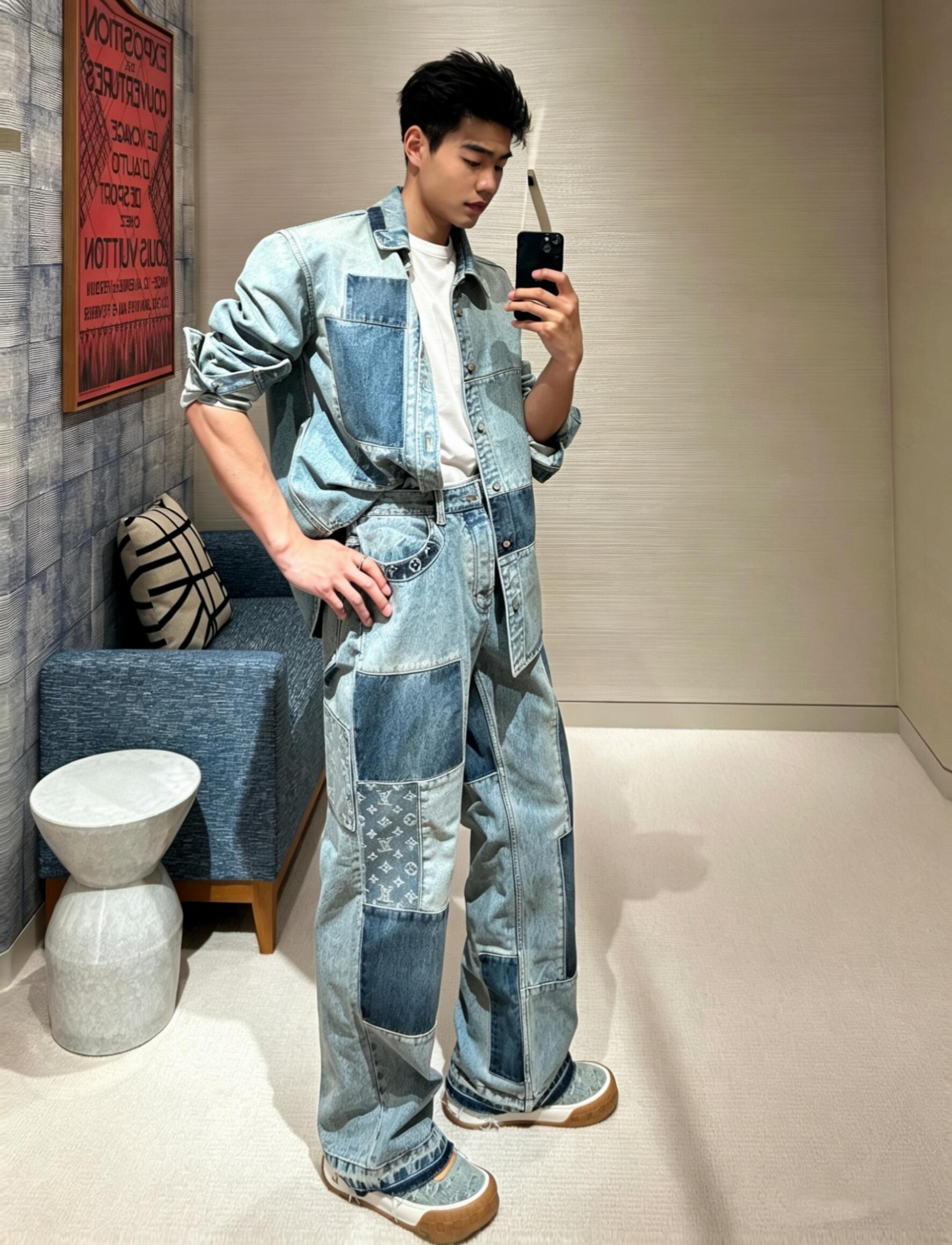 2026 new model LY logo patch denim jacket (BB898-C25)