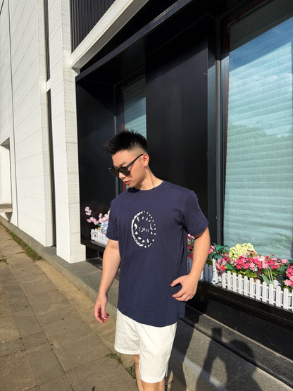 2026 New Style CD Embroidered Short Sleeve (AA689-A15)