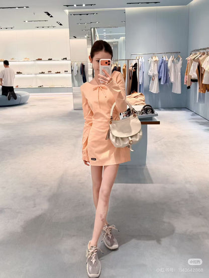 2026 Women's MM Logo Bow Dress (FF802)