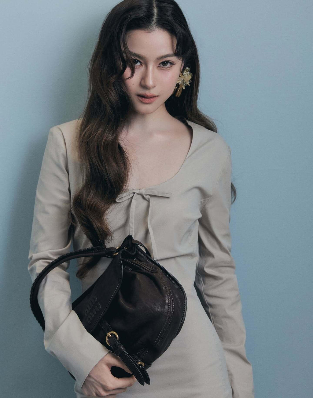 2026 Women's MM Logo Bow Dress (FF801)