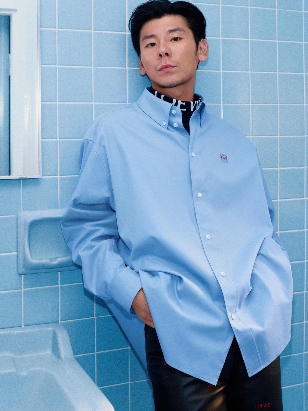 2026 New Style Way Two-Color Embroidered Shirt (BB900-B10)