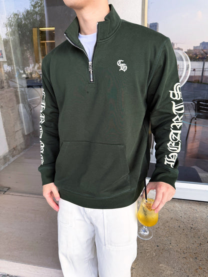 2026 New Model CH Embroidered Half-Zip Long-Sleeve (AA626-B35)