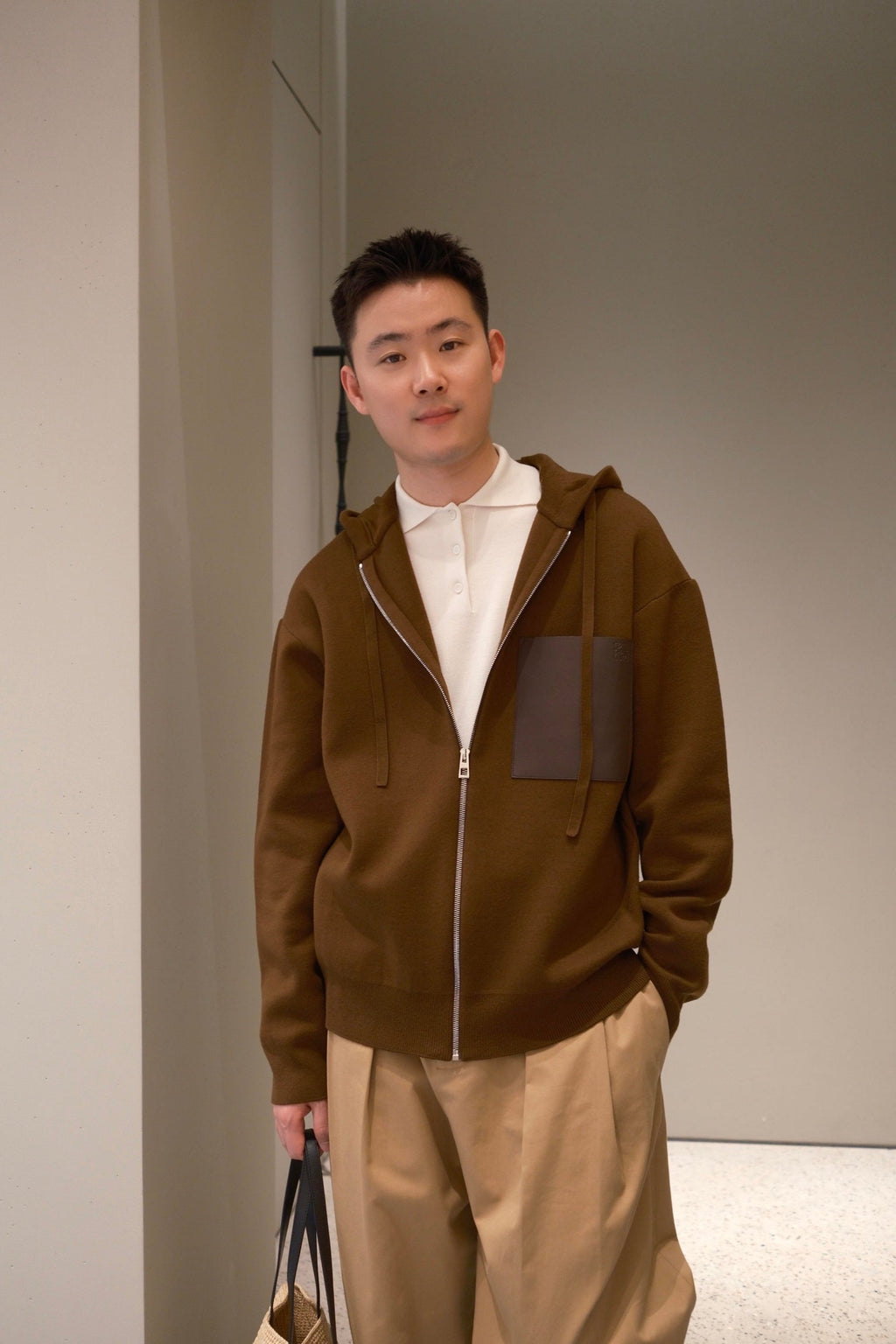 2026 New Style Way Leather Zipper Pullover Coat (AA646-B75)