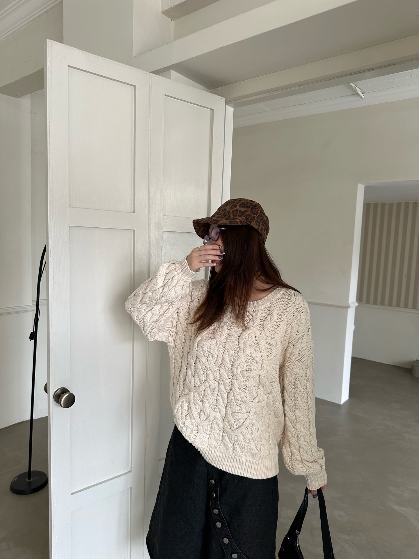 2026 Women's Way Plaid Knitted Sweater (DD135)