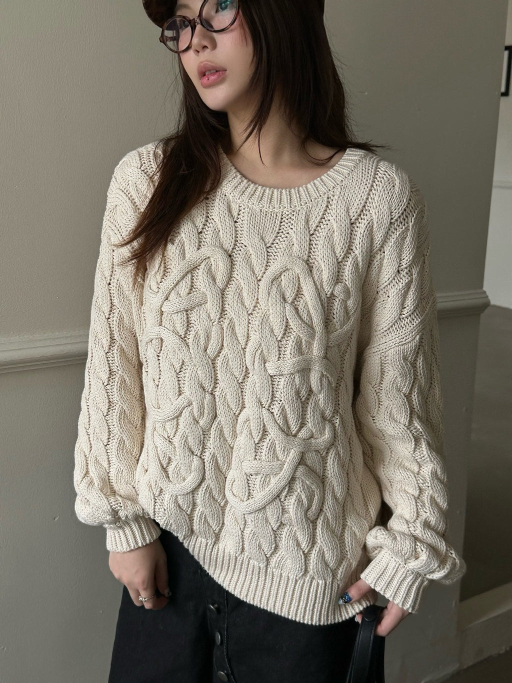 2026 Women's Way Plaid Knitted Sweater (DD135)