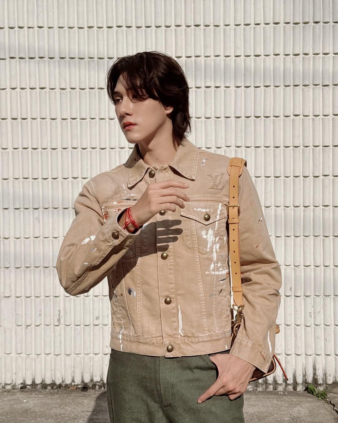 2026 New Model LY Blot Marked Denim Jacket (AA645-C35)