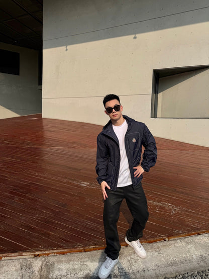 2026 New Model Mon Logo Color-Contrasting Stitch Jacket (AA669-B90)