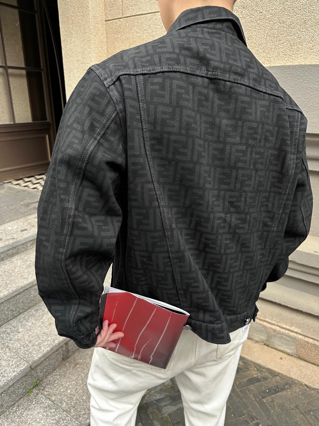 2026 New FF Full Print Denim Jacket (BB712-C10)