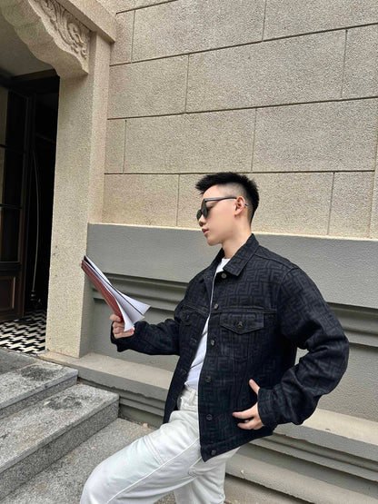 2026 New FF Full Print Denim Jacket (BB712-C10)