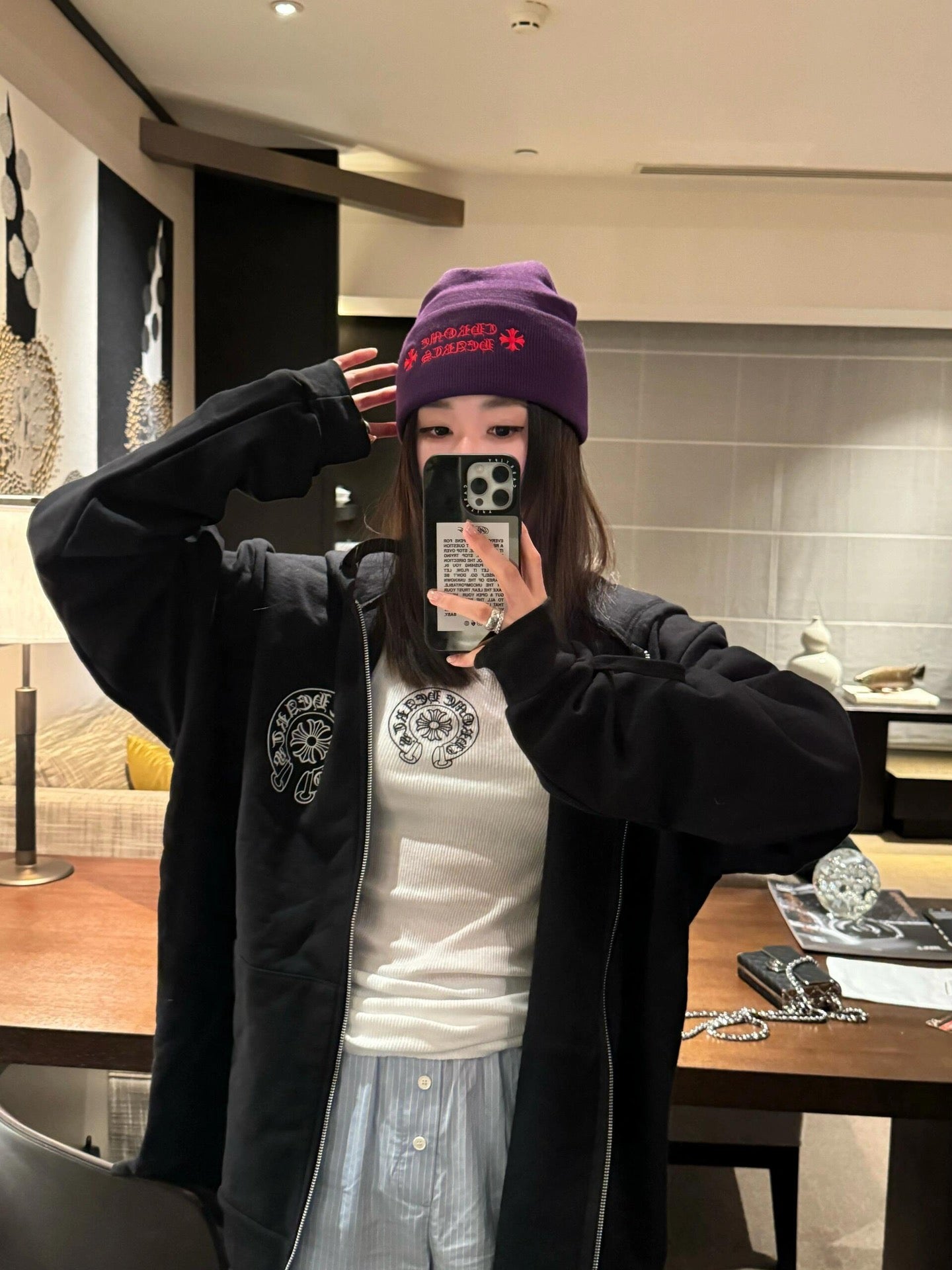 2026 New CH Printed Zip-Up Jacket (25345-B50)