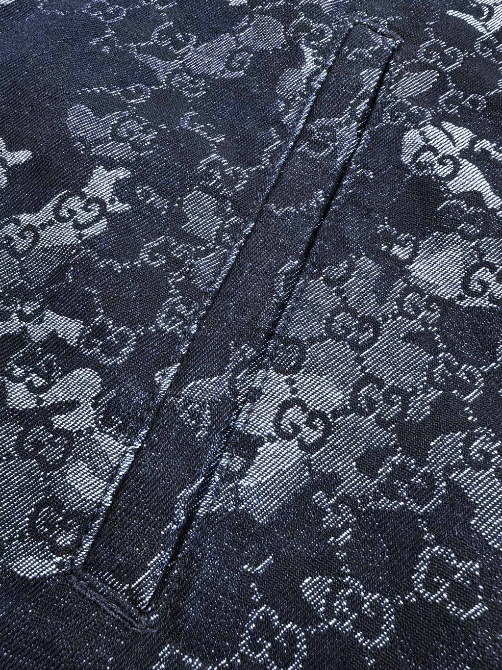 2026 New GU All-Over Jacquard Denim Jacket (BB707-B85)