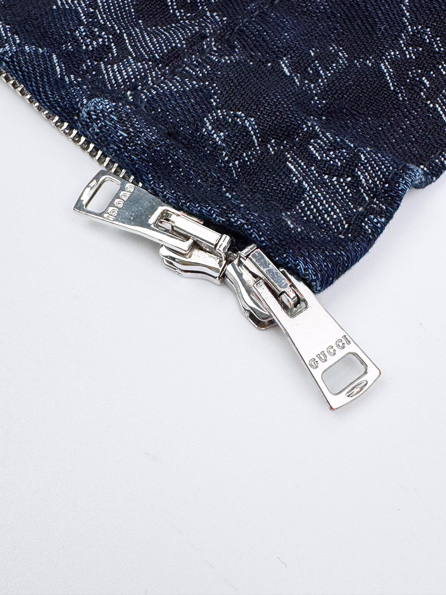 2026 New GU All-Over Jacquard Denim Jacket (BB707-B85)