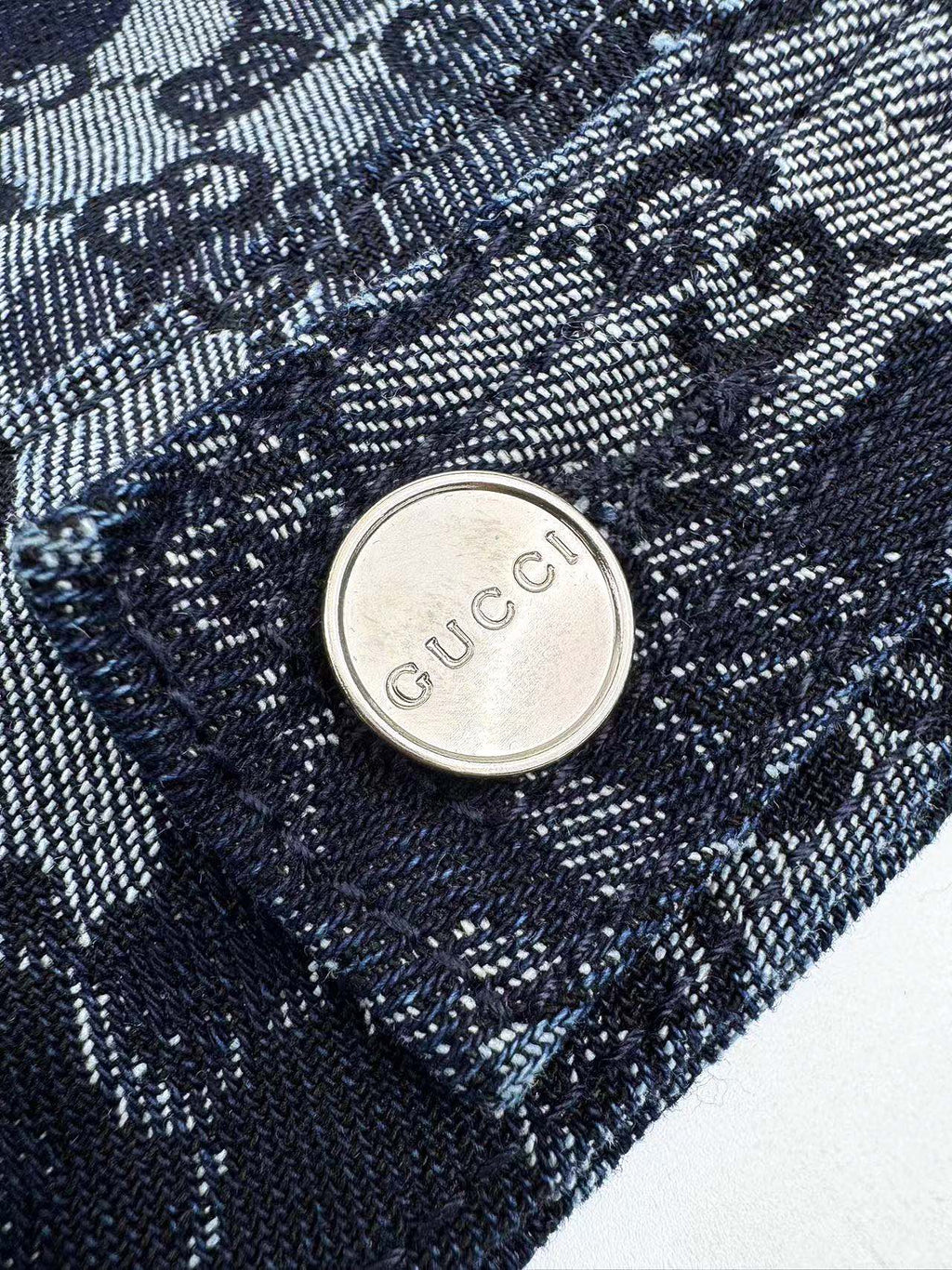 2026 New GU All-Over Jacquard Denim Jacket (BB707-B85)