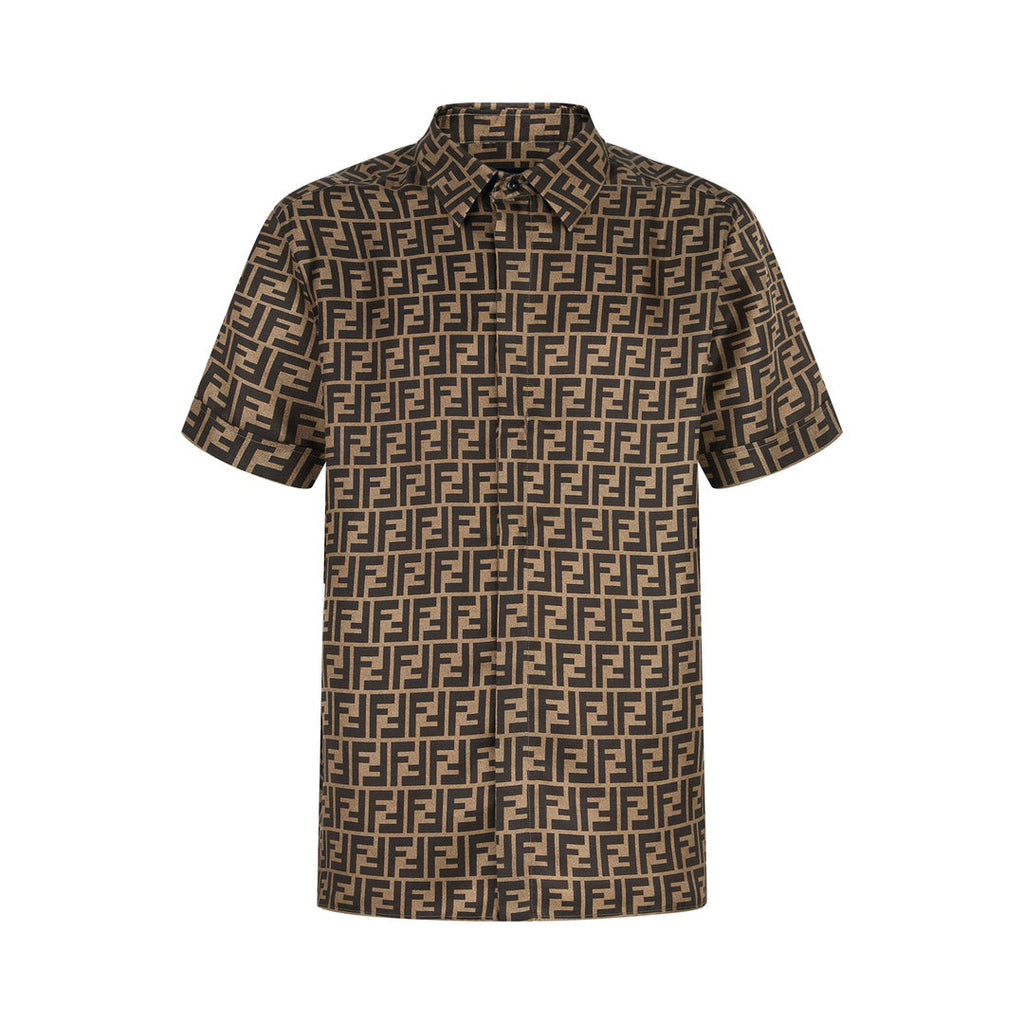2026 New FF All-Over Print Short-Sleeved Shirt (25129-A90)