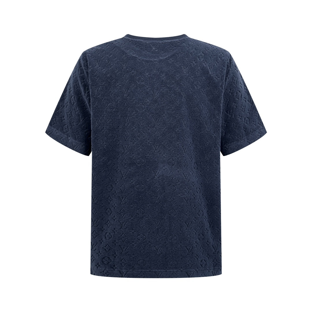 2026 New LY Embossed Terry T-Shirt (25325-A20)