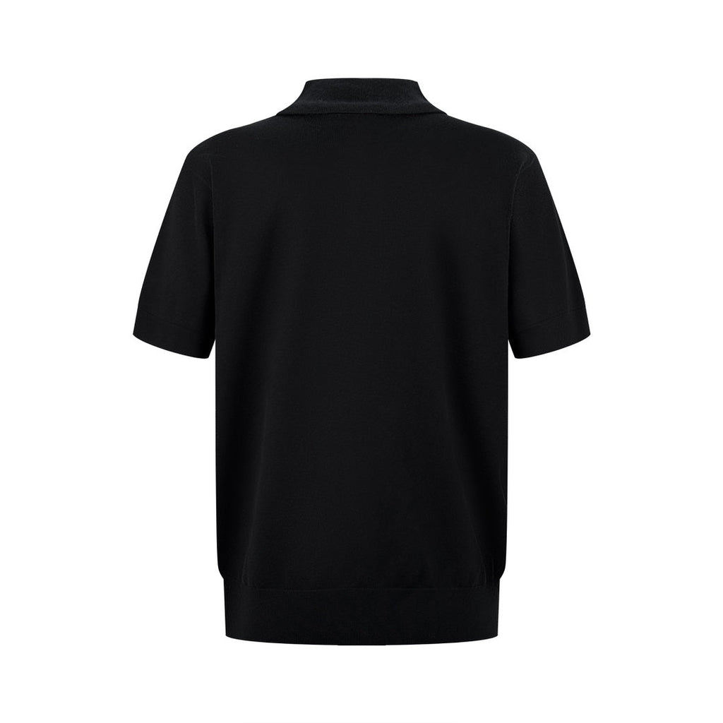 2026 New Triangle Brand Embroidered Collar Polo Shirt (25210-A70)