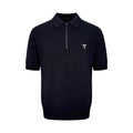 2026 New Triangle Brand Embroidered Wool-Blend Zip-Front Polo Shirt (25127-A70)