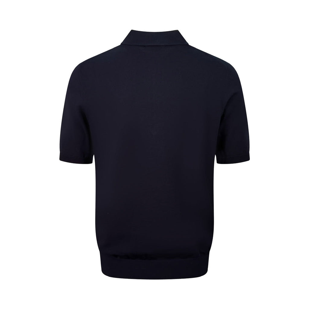 2026 New Triangle Brand Embroidered Wool-Blend Zip-Front Polo Shirt (25127-A70)