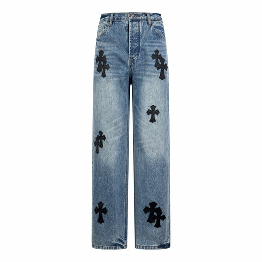 2026 New CH Cross Logo Jeans (CC901-C50)