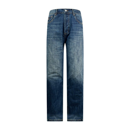 2026 New Triangle Brand Denim Trousers (55067-B65)