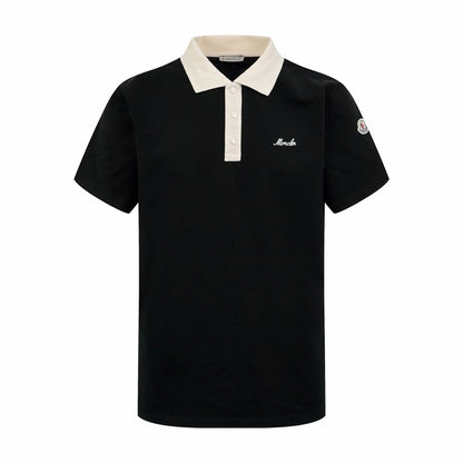 2026 New Mon Embroidered Snap Polo Shirt (BB791-A35)