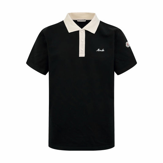 2026 New Mon Embroidered Snap Polo Shirt (BB791-A35)