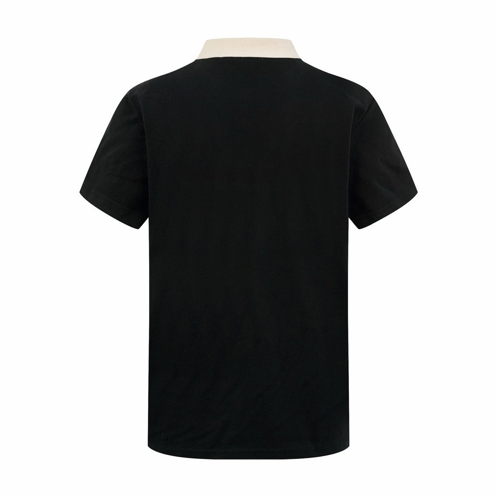 2026 New Mon Embroidered Snap Polo Shirt (BB791-A35)