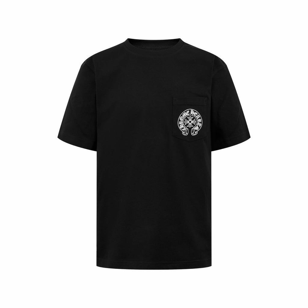 2026 New CH Cross-Flower Print Pocket T-Shirt (AA531-A10)