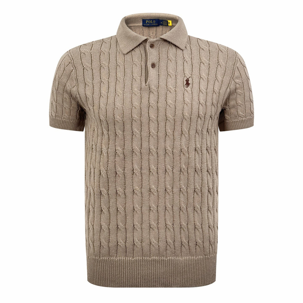 2026 New RL Cable-Knit Polo Neck Sweater (CC945-A60)