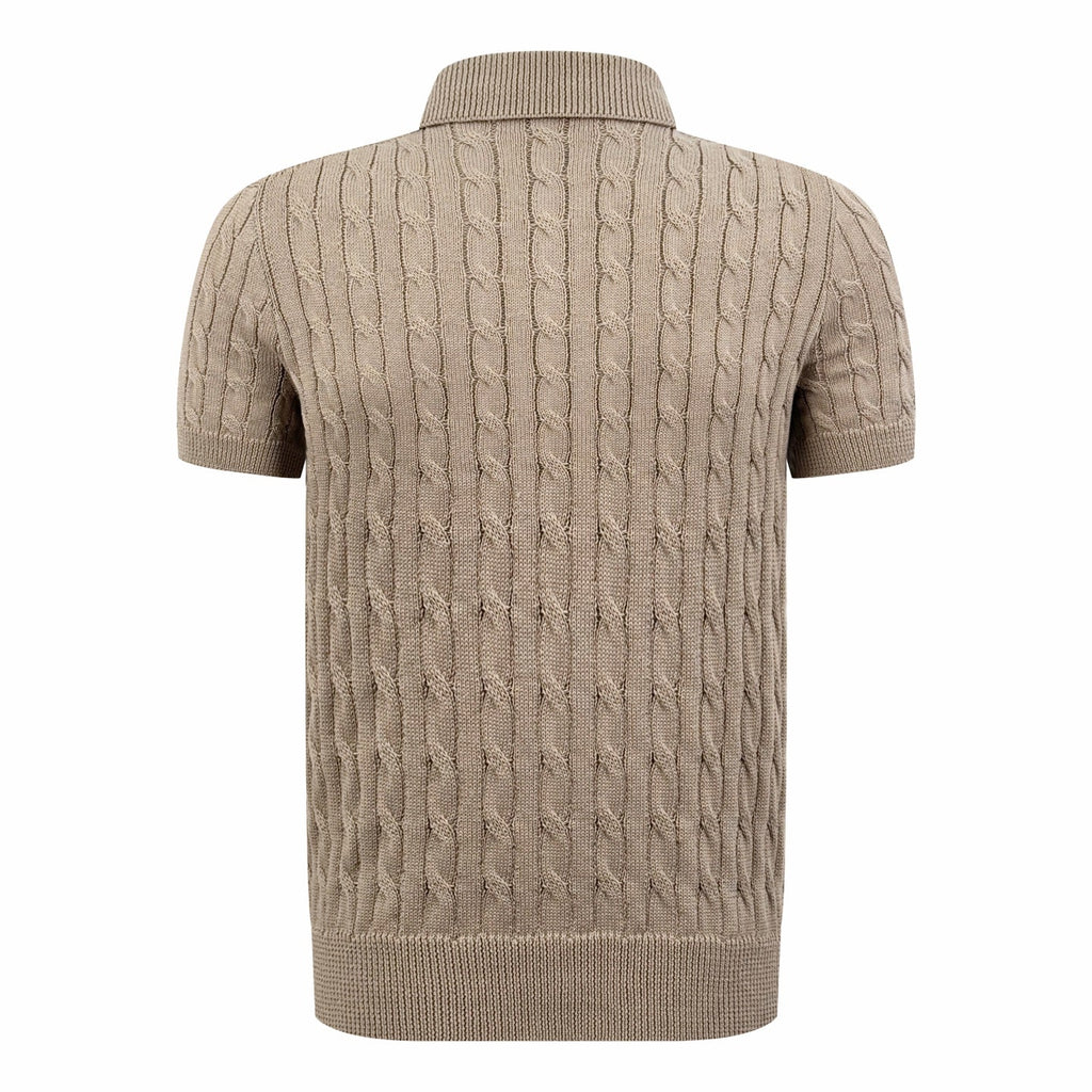 2026 New RL Cable-Knit Polo Neck Sweater (CC945-A60)