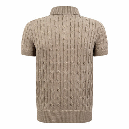 2026 New RL Cable-Knit Polo Neck Sweater (CC945-A60)