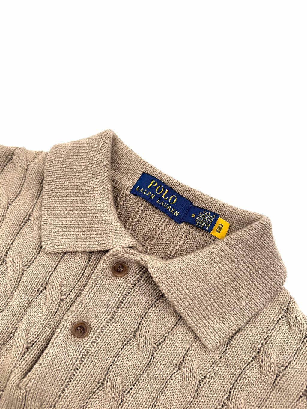 2026 New RL Cable-Knit Polo Neck Sweater (CC945-A60)