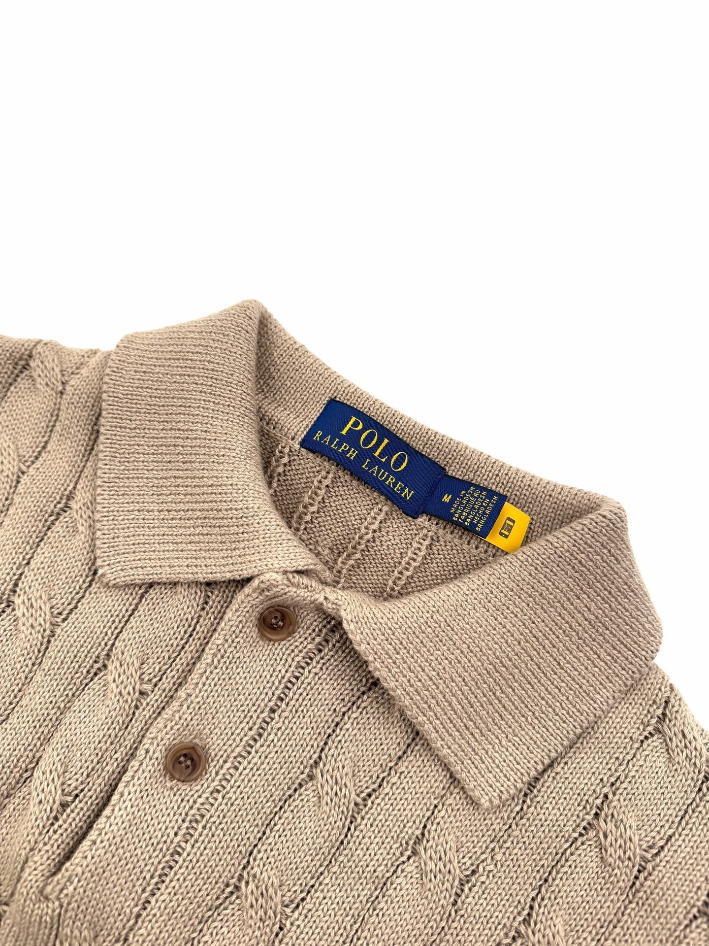 2026 New RL Cable-Knit Polo Neck Sweater (CC945-A60)