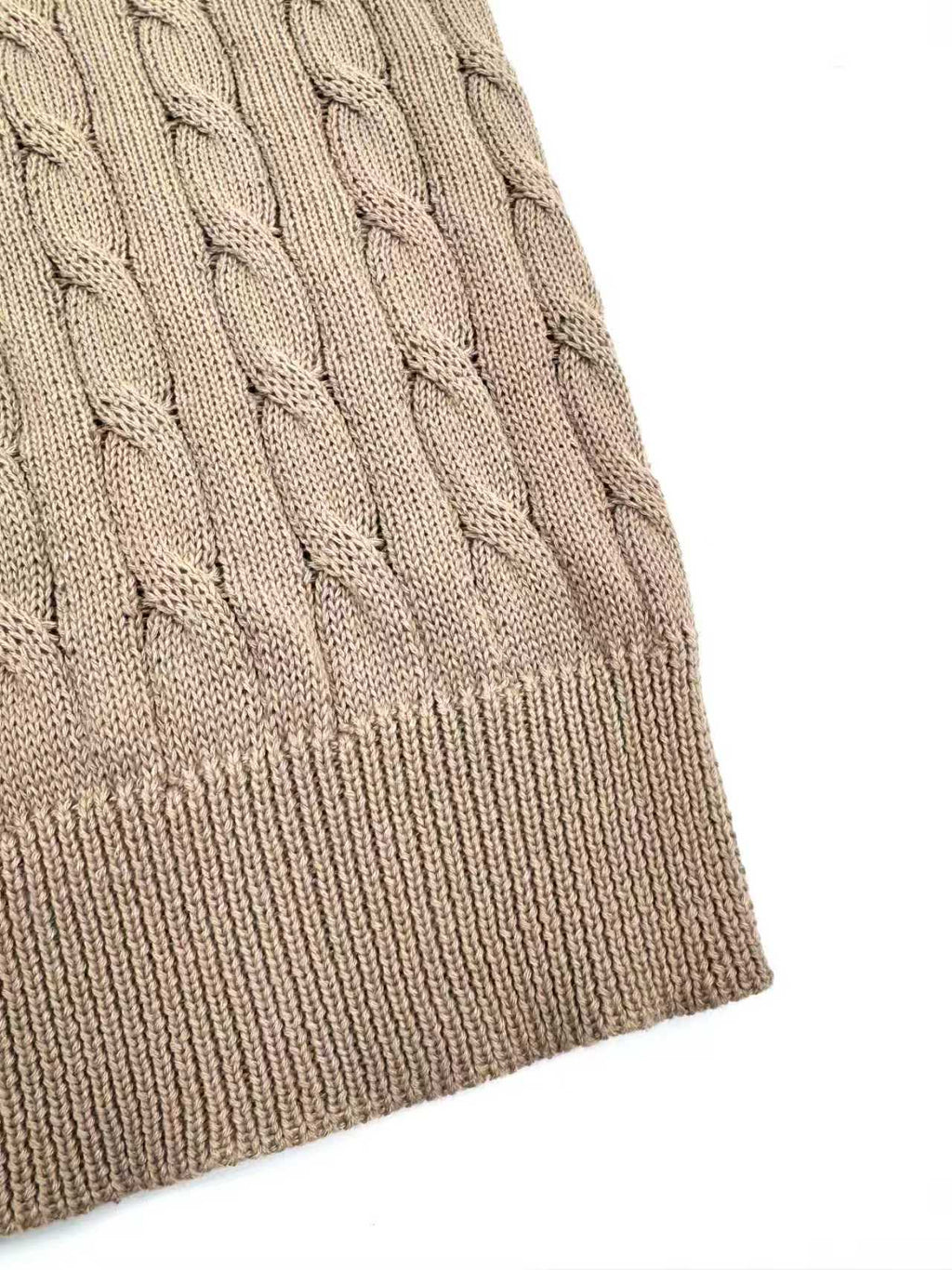 2026 New RL Cable-Knit Polo Neck Sweater (CC945-A60)