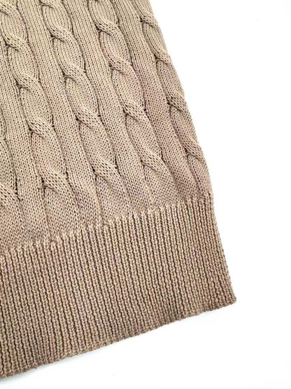2026 New RL Cable-Knit Polo Neck Sweater (CC945-A60)