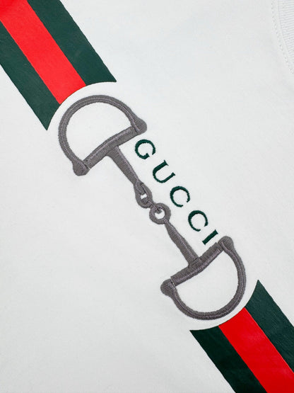 2026 New GU Horsebit Webbing T-Shirt (AA540-A15)