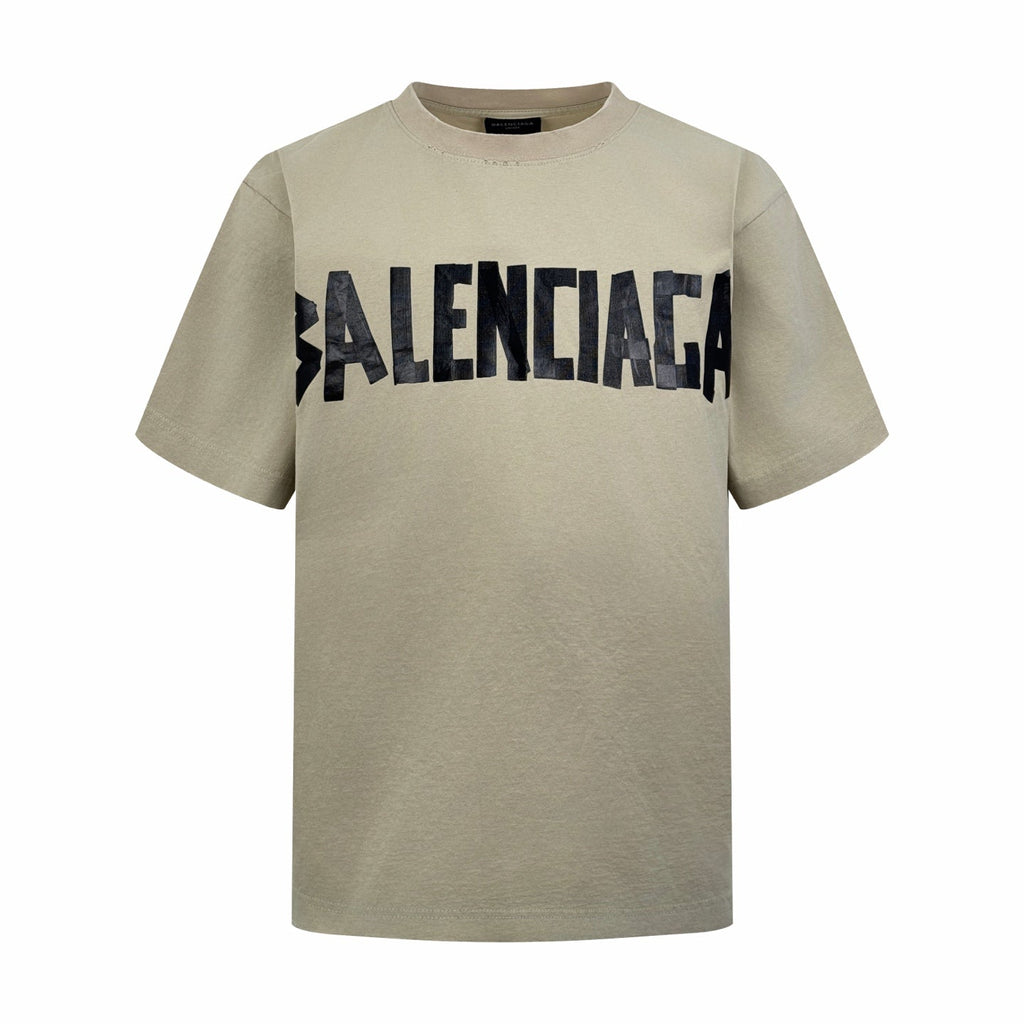 2026 New Balen Tape Letter T-Shirt (BB775-A20)