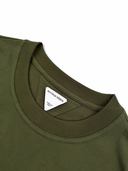 2026 New BV Woven Leather Pocket Short Sleeve Shirt (AA543-A20)