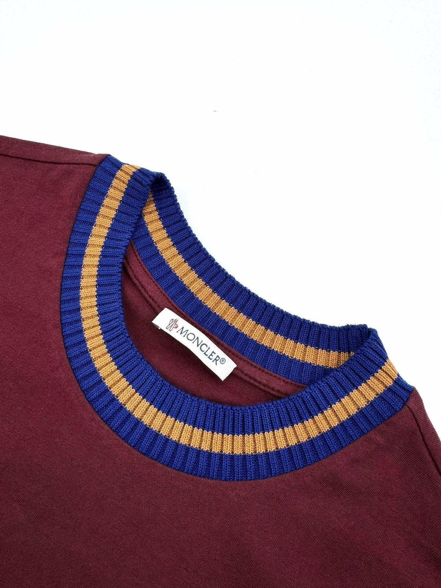 2026 New Mon Knit Collar Logo Short Sleeve (AA538-A15)