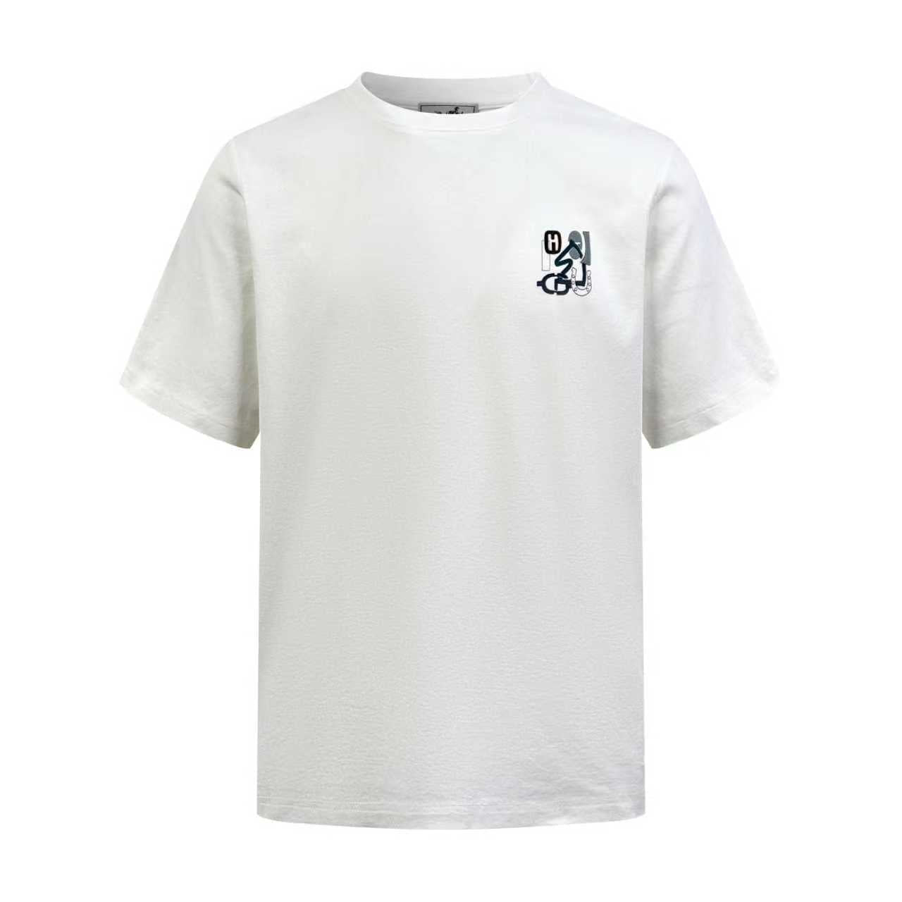 2026 New H Embroidered Leather Short-Sleeve Shirt (AA546-A15)