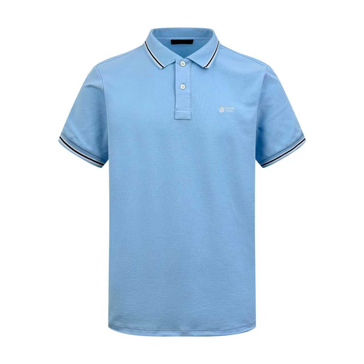 2026 New Triangle Brand Logo Embroidered Drawstring Polo Shirt (CC947-A40)
