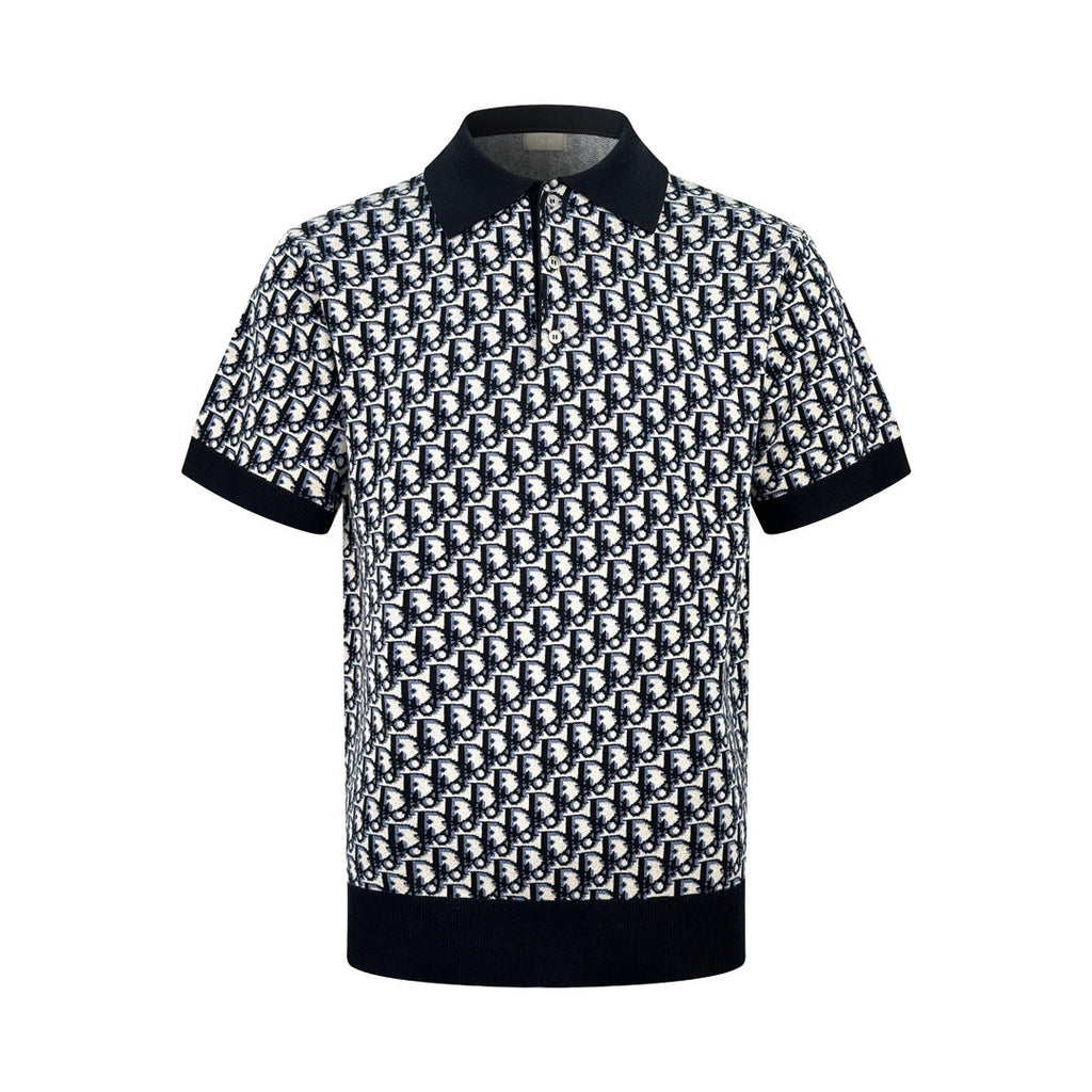 2026 New CD Knit Jacquard Polo Shirt (25128-A90)