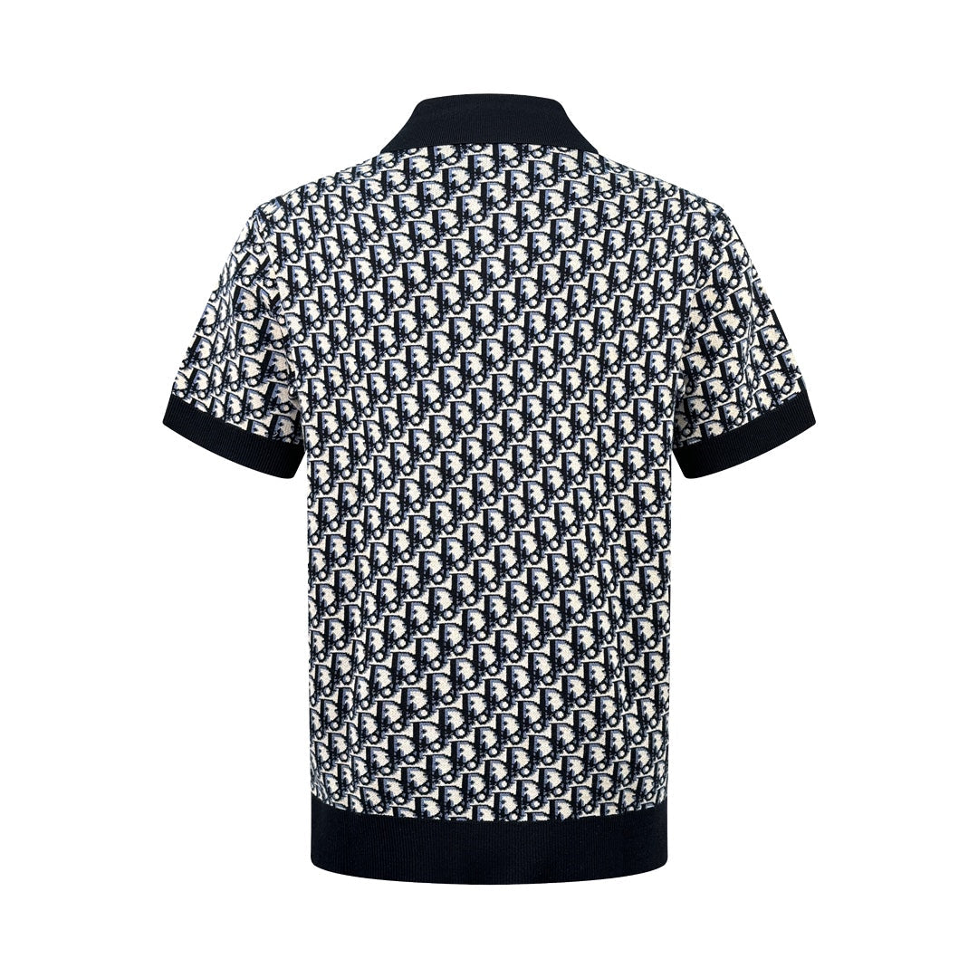 2026 New CD Knit Jacquard Polo Shirt (25128-A90)