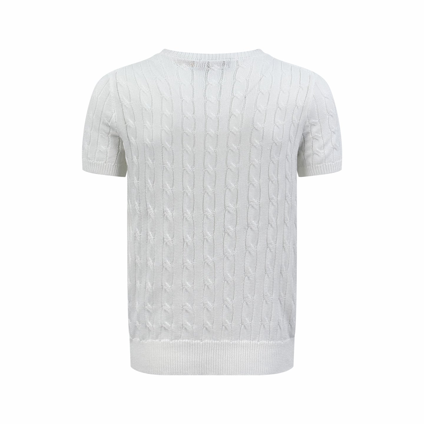 2026 New RL Cable-Knit Short-Sleeve Sweater (CC938-A50)