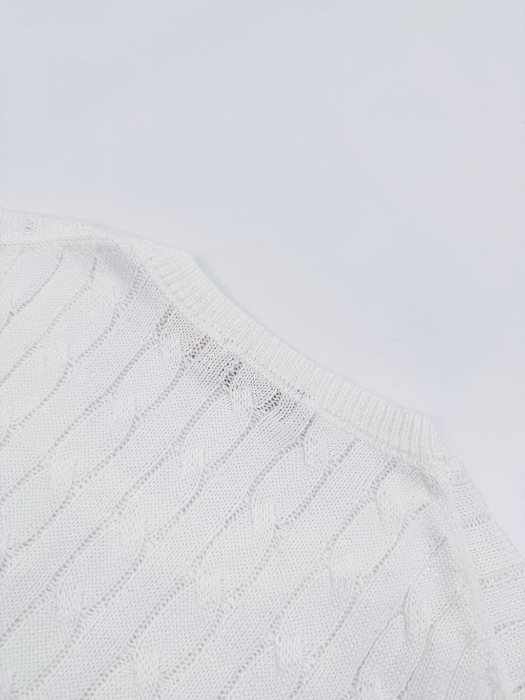 2026 New RL Cable-Knit Short-Sleeve Sweater (CC938-A50)